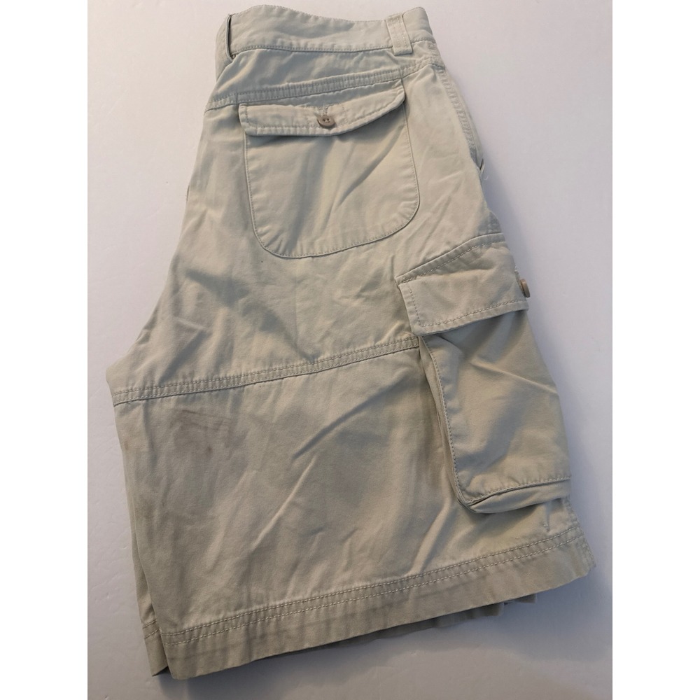 IZOD Mens Cargo Shorts Size‎ 34 Beige Outdoor Casual Comfortable - Picture 5 of 5